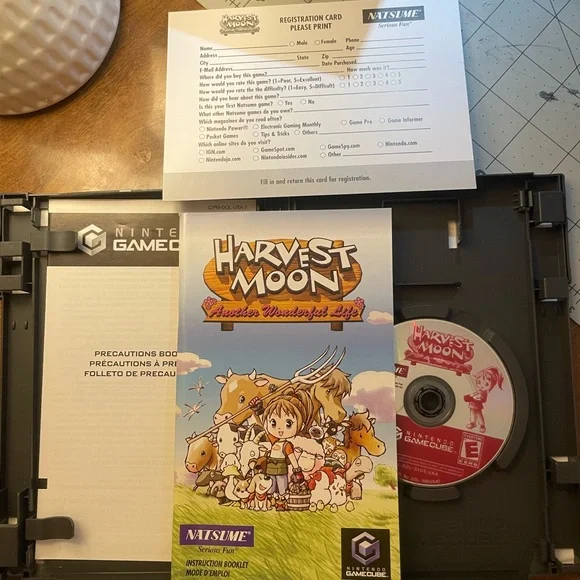 Harvest Moon: Another Wonderful Life (Nintendo GameCube, 2005) CIB - Picture 3 of 6